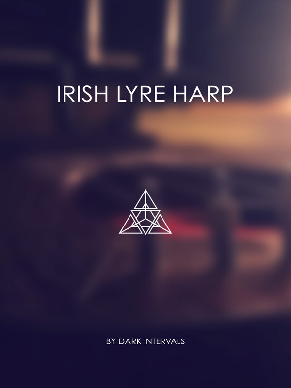 Exotic sounding 10 string lyre harp, free version